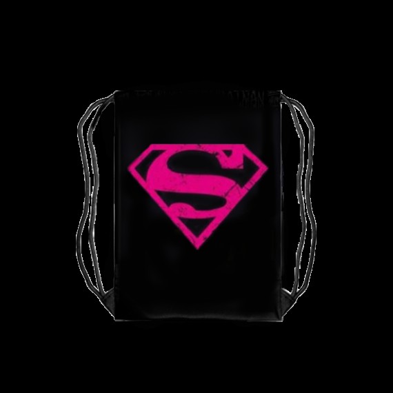 Superman Logo - Τσάντα Θαλάσσης (Ροζ)