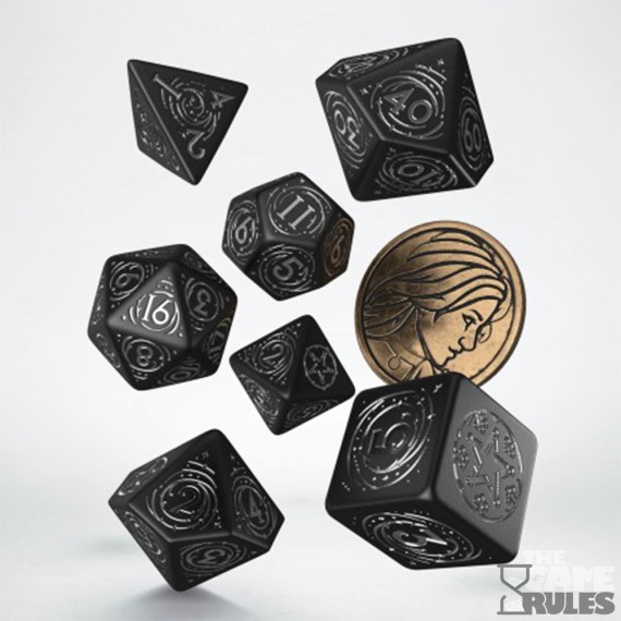 The Witcher Dice Set Yennefer - The Obsidian Star