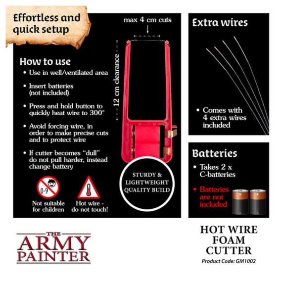 The Army Painter - GameMaster Hot Wire Foam Cutter