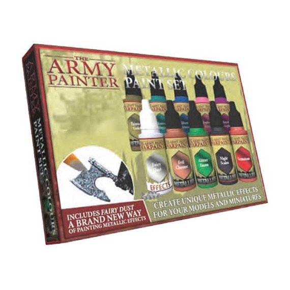 The Army Painter - Warpaints Metallic Colours Paint Set (18ml / bottle)