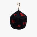 UP: D20 Plush Dice Bag - Black & Red