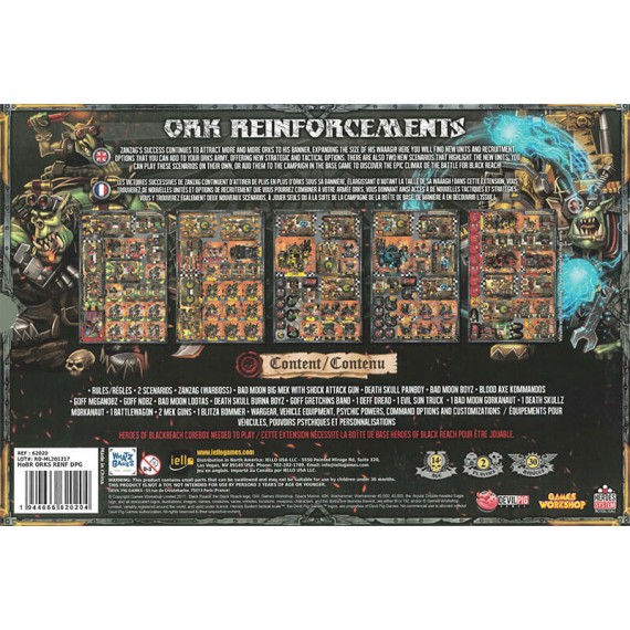 Warhammer 40,000: Heroes of Black Reach - Orks Reinforcements (Exp)