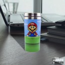 Nintendo - Super Mario: Warp Pipe - Ανοξείδωτο Ατσάλι - Κούπα Ταξιδιού (450ml)