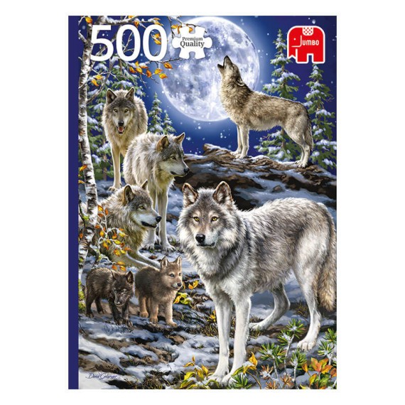 Αγέλη Λύκων το Χειμώνα - Παζλ - 500 pc