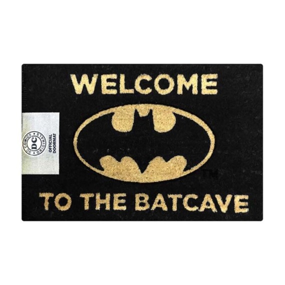 DC: Batman (Welcome to the Batcave - Μαύρο) - Πατάκι Εισόδου (40 x 60cm)