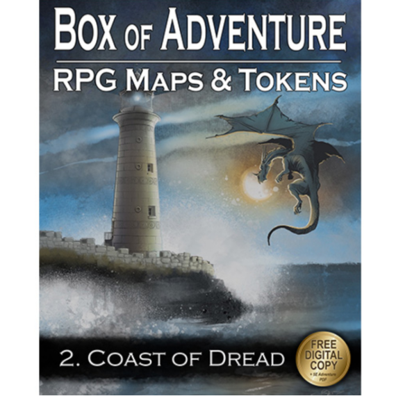 Box of Adventure: The Coast of Dread - RPG Maps & Tokens