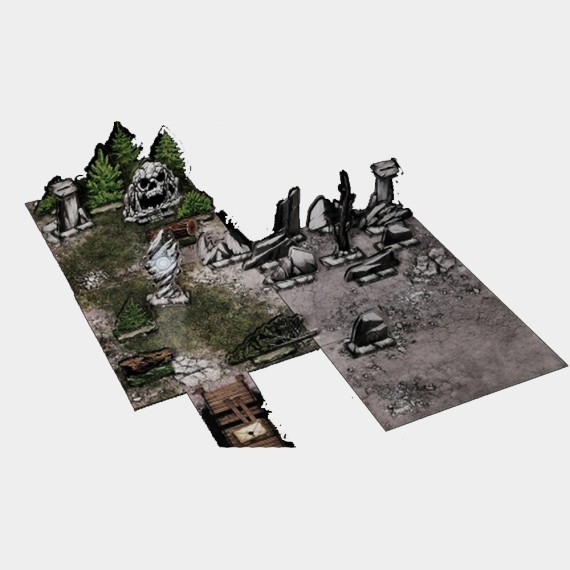 e-Raptor RPG Rocks Set - Objects and Modular Map