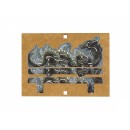e-Raptor Card Holder - S Dragon FullPrint Gray