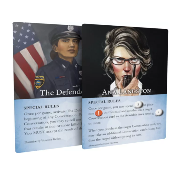 Hostage Negotiator: The Defender and Ana Langston Promo Cards