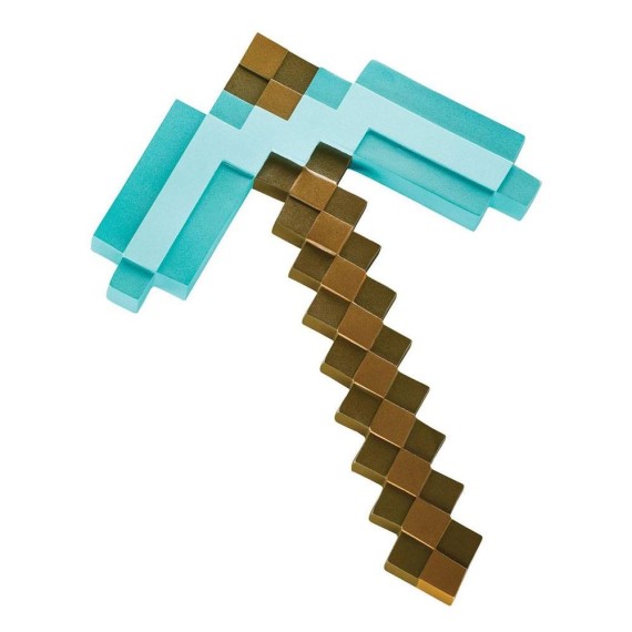 Minecraft - Plastic Replica Diamond Pickaxe (40 cm)