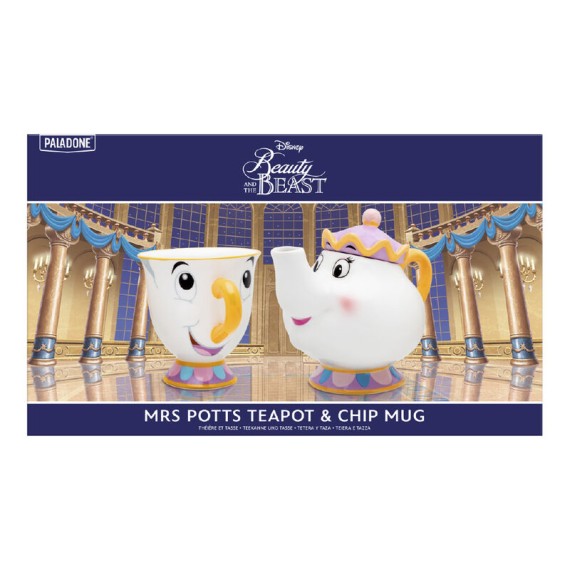 Disney: Beauty And The Beast - Σετ Κούπα Chip και Mrs Potts Tea Pot