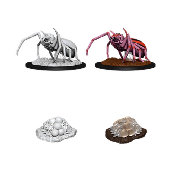 D&D Nolzur's Marvelous Miniatures - Giant Spider & Egg Clutch