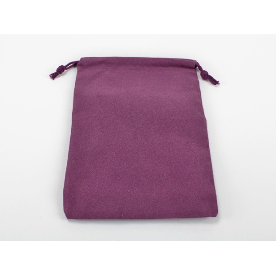 Velour Dice Bags Large Purple 5x7 Inch