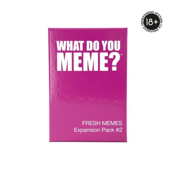 What Do You Meme? Fresh Memes 2 Expansion Pack For Ages 18+