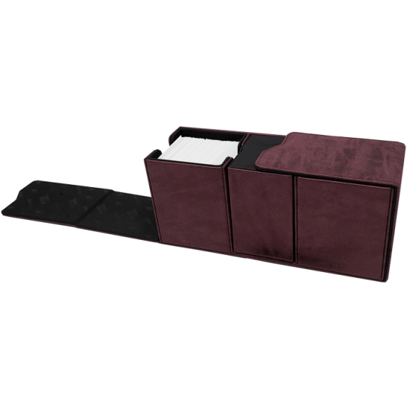 Alcove Vault: Suede Collection Deck Box - Ruby