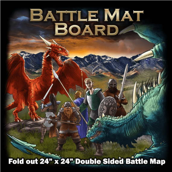 Battle Map Board - Grassland & Dungeon