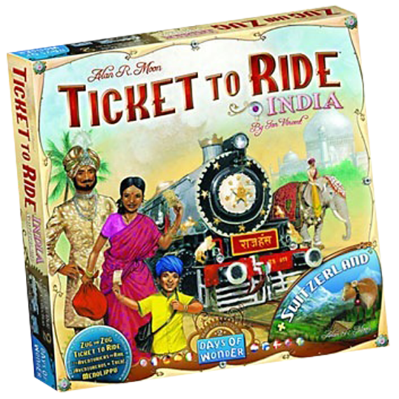 Ticket to Ride Map Collection: Volume 2 – India &amp; Switzerland