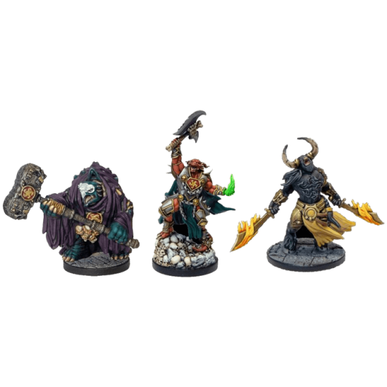 Gale Force Nine D&D Serie Collezionisti | Miniature Arkhan Il Crudele, Torogar E Krull (Set 71098) - 4