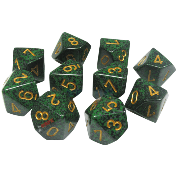 Speckled Dice Set D10 - Recon x10