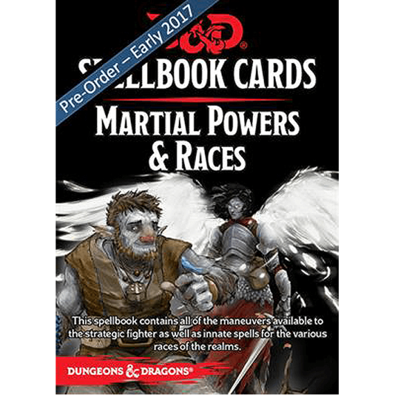 Dungeons and Dragons: Spellbook Cards - Martial Powers & Races