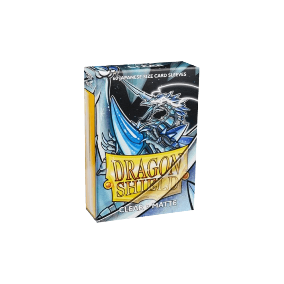 Dragon Shield Small Sleeves - Japanese Matte Clear (60 Sleeves)