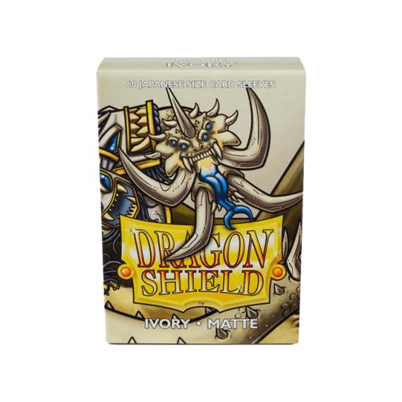 Dragon Shield Small Sleeves - Japanese Matte Ivory (60 Sleeves)