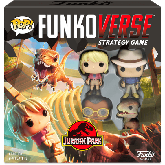Funkoverse Strategy Game: Jurassic Park 4-Pack