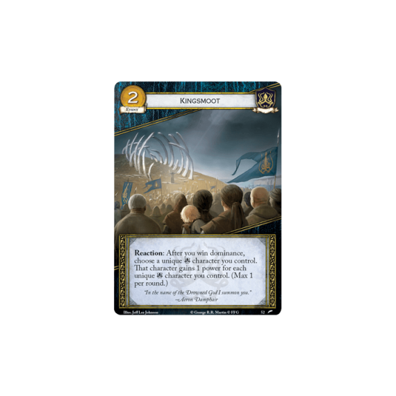 A Game of Thrones (LCG) 2nd edition - Kingsmoot