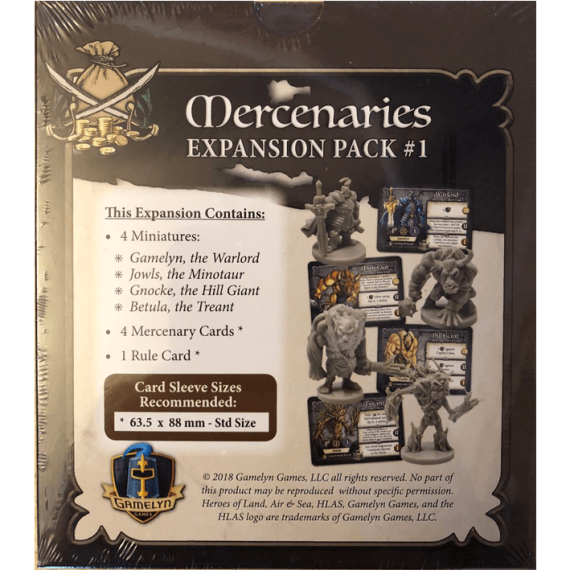 Heroes of Land, Air & Sea: Mercenaries Expansion Pack 1 (Exp)