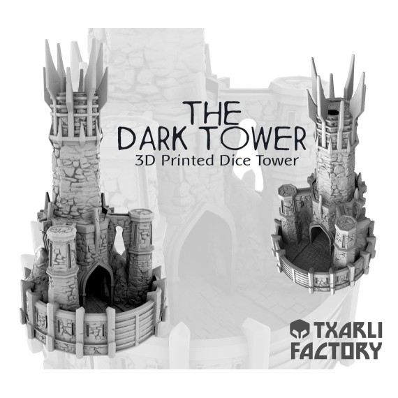 The Dark Tower – 3D Printed Dice Tower
