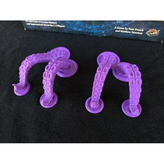 Tentacle card holders suitable for Arkham Horror-Purple