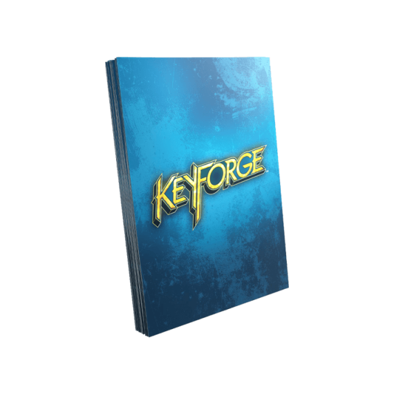 KeyForge Logo Sleeves - Blue (40 Sleeves)