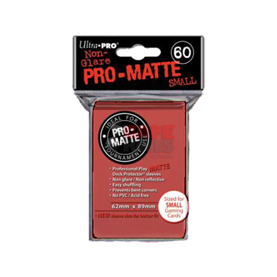 Pro-Matte Small Sleeves (62x89) - Red