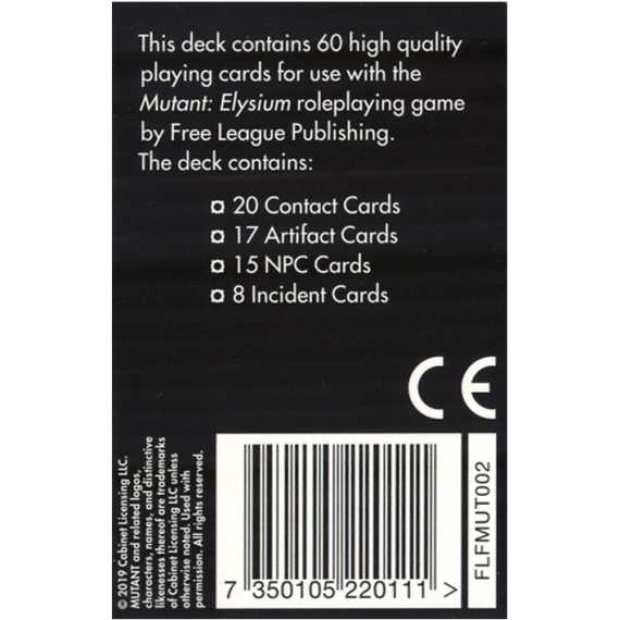 Mutant: Elysium Cards
