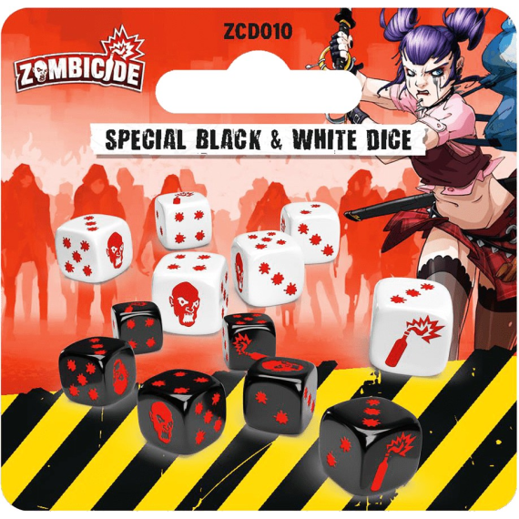 Zombicide: 2nd Edition – Special black & white dice