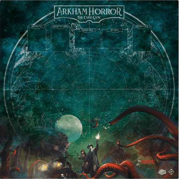 Playmat: Arkham Horror The Card Game - Countless Terrors 4 Player