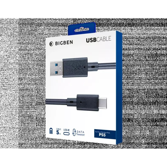 PS5 Nacon Braided USB-C Cable 5m Charge & Data