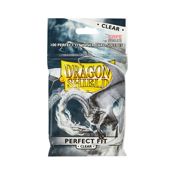 Dragon Shield Sleeves 100C - Perfect Fit - Standard - Clear