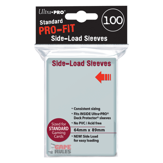 Ultra Pro - Fit Side Load Sleeves  (64x89) - 100C