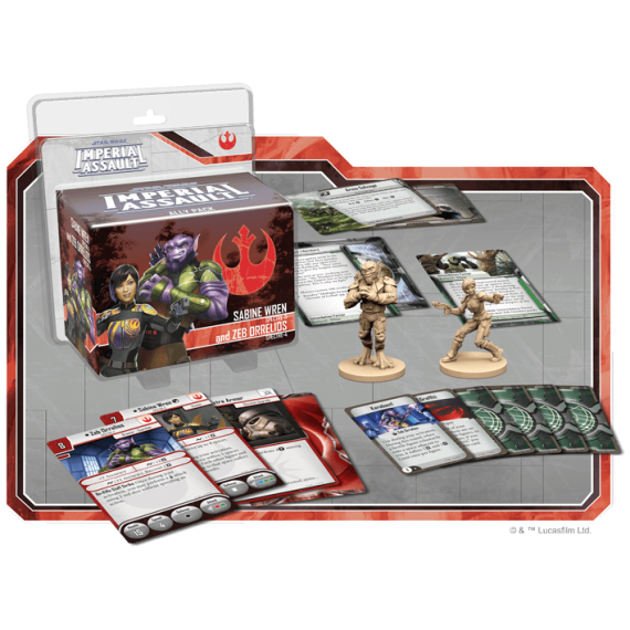 Star Wars Imperial Assault: Ally Pack - Sabine Wren and Zeb Orrelios (Exp)