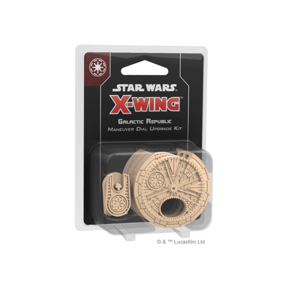 Star Wars XWing Galactic Republic Maneuver Dial Upgrade Kit