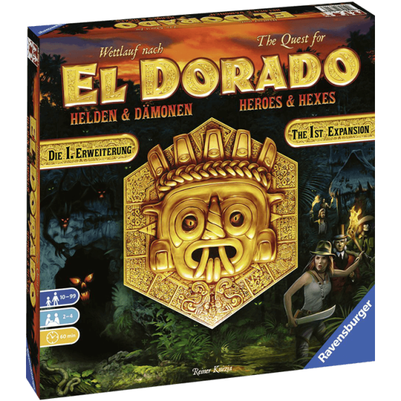 The Quest for El Dorado: Heroes & Hexes (Exp)