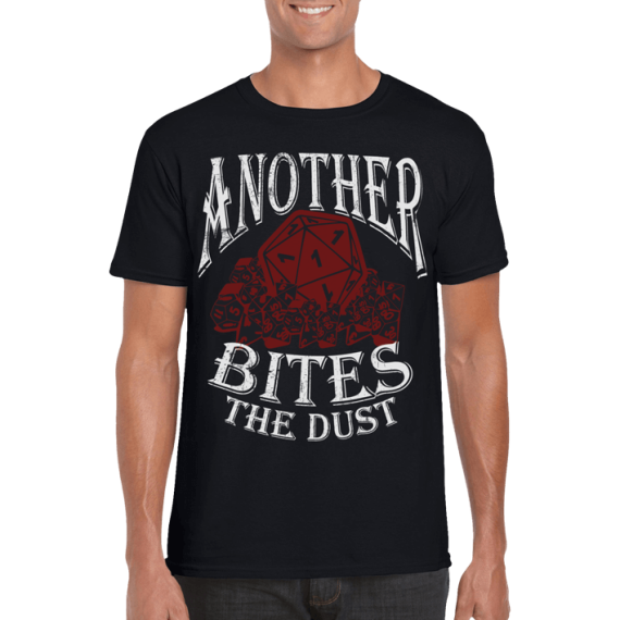 T-shirt: Another 1 Bites the Dust - Black