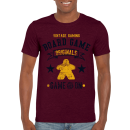 T-shirt: Vintage Gaming - Burgundy