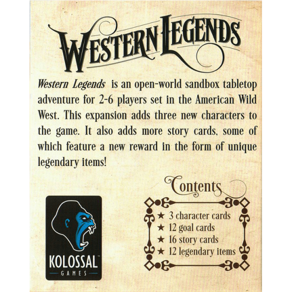 Western Legends: The Good, the Bad, and the Handsome (Exp)