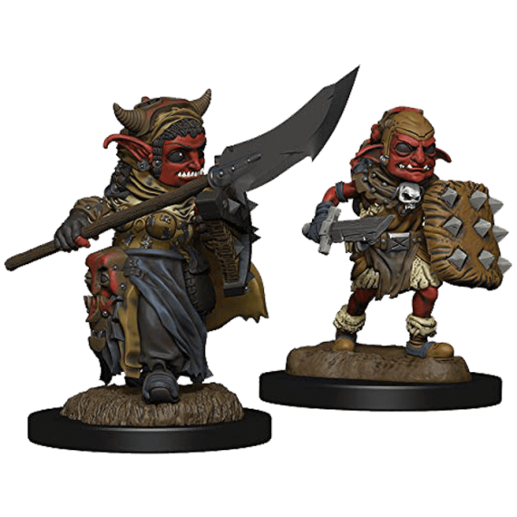 WizKids Wardlings Painted RPG Figures: Goblin (Male) & Goblin (Female)