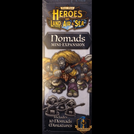 Heroes of Land, Air & Sea: Heroes of Land, Air & Sea: Nomads Mini-Expansion- Damaged